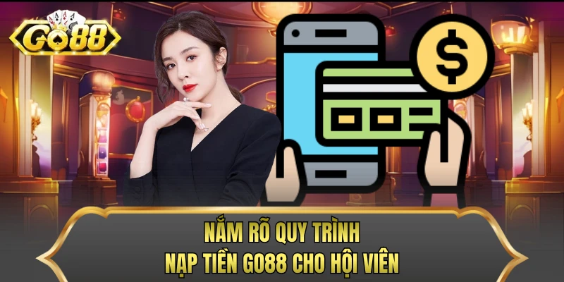 Nắm rõ quy trình nạp tiền GO88 cho hội viên